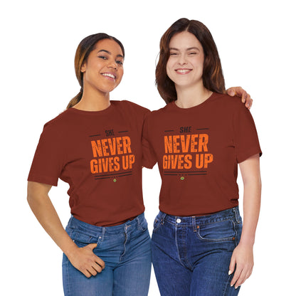 Graphic Tee - She Never Gives Up