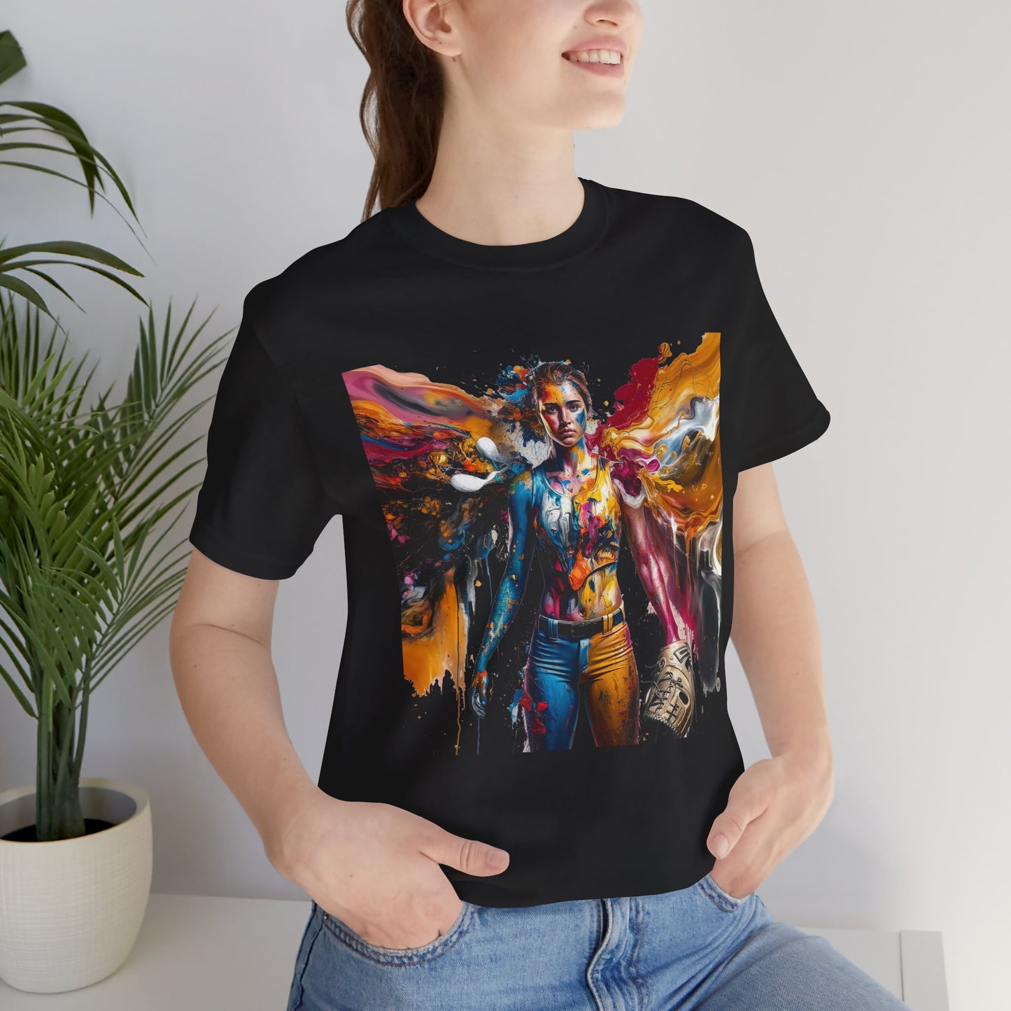 Painted Angel Softball T-Shirt