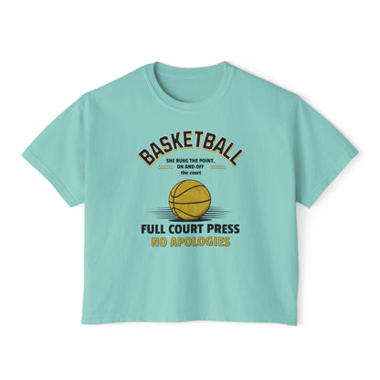 Full Court Press Basketball Boxy Tee