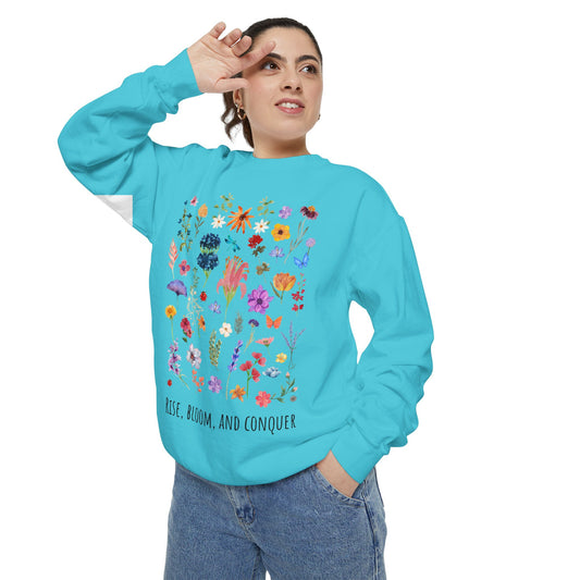 Rise, Bloom and Conquer - Heavyweight Crewneck