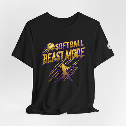 Softball Beast Mode Graphic Tee