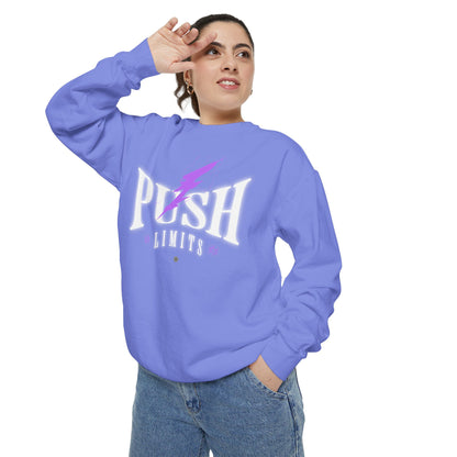 Push Limits Motivational Heavyweight Sweatshirt