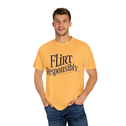Unisex Tomboy T-shirt - 'Flirt Responsibly'