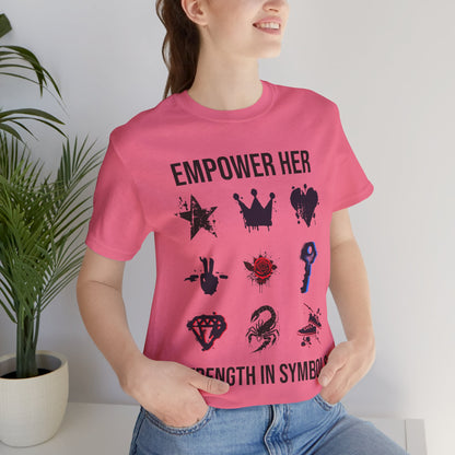 Empower her symbols tee