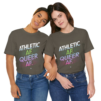 Athletic AF Queer AF Tee — LGBTQ+ Pride Athletic Graphic T-Shirt