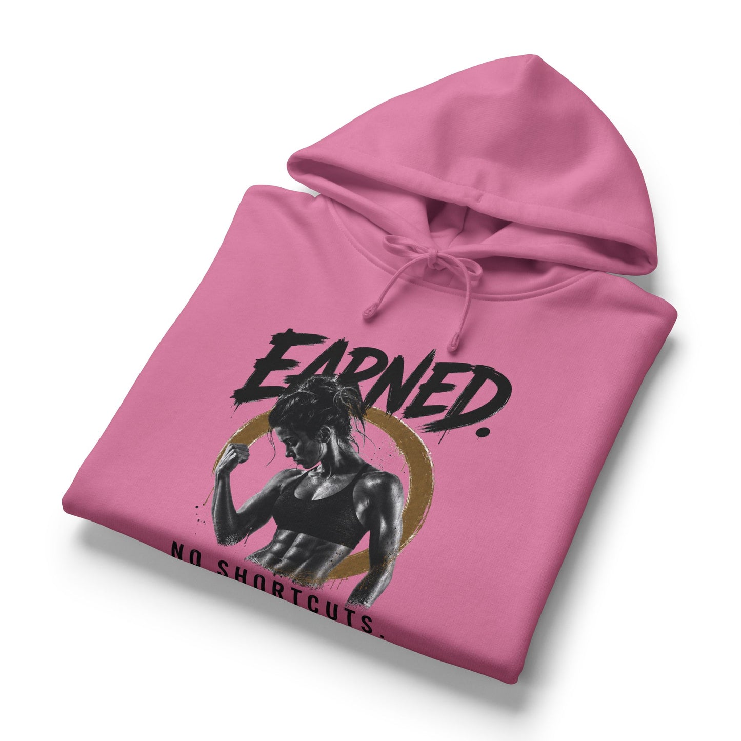 Earned No Shortcuts Mid-Length Hoodie