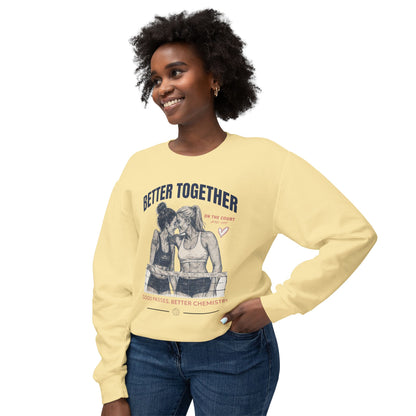 Better Together Volleyball Sweatshirt | Good Passes, Better Chemistry