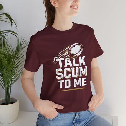 Talk Scum To Me Rugby Graphic Tee