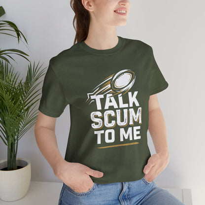 Talk Scum To Me Rugby Graphic Tee
