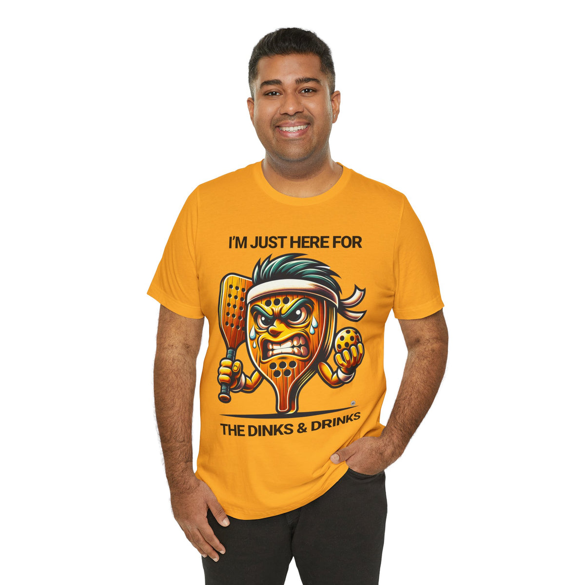 Dinks and Drinks Pickleball Tee
