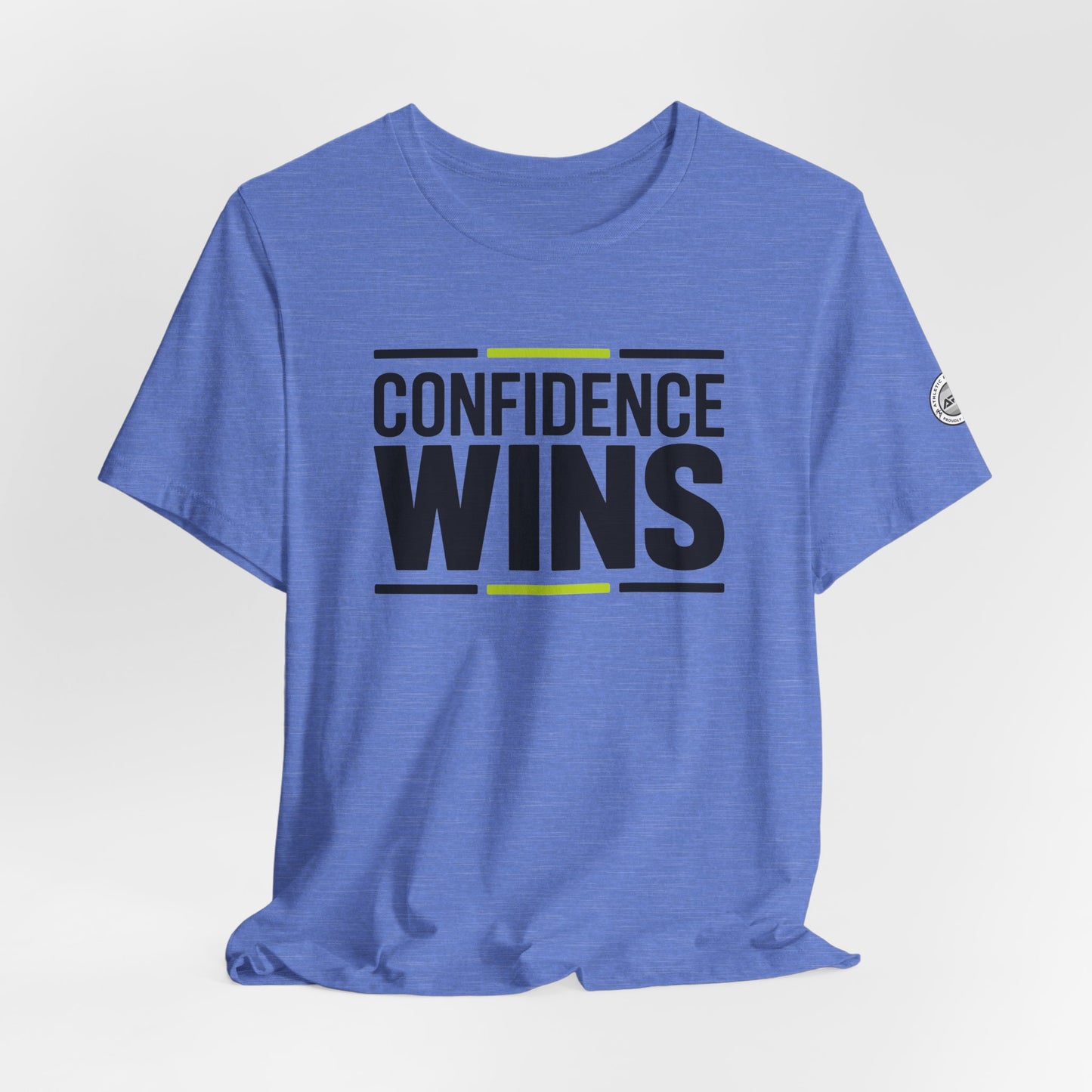 Confidence Wins Tee with Sleeve Logo T-Shirt