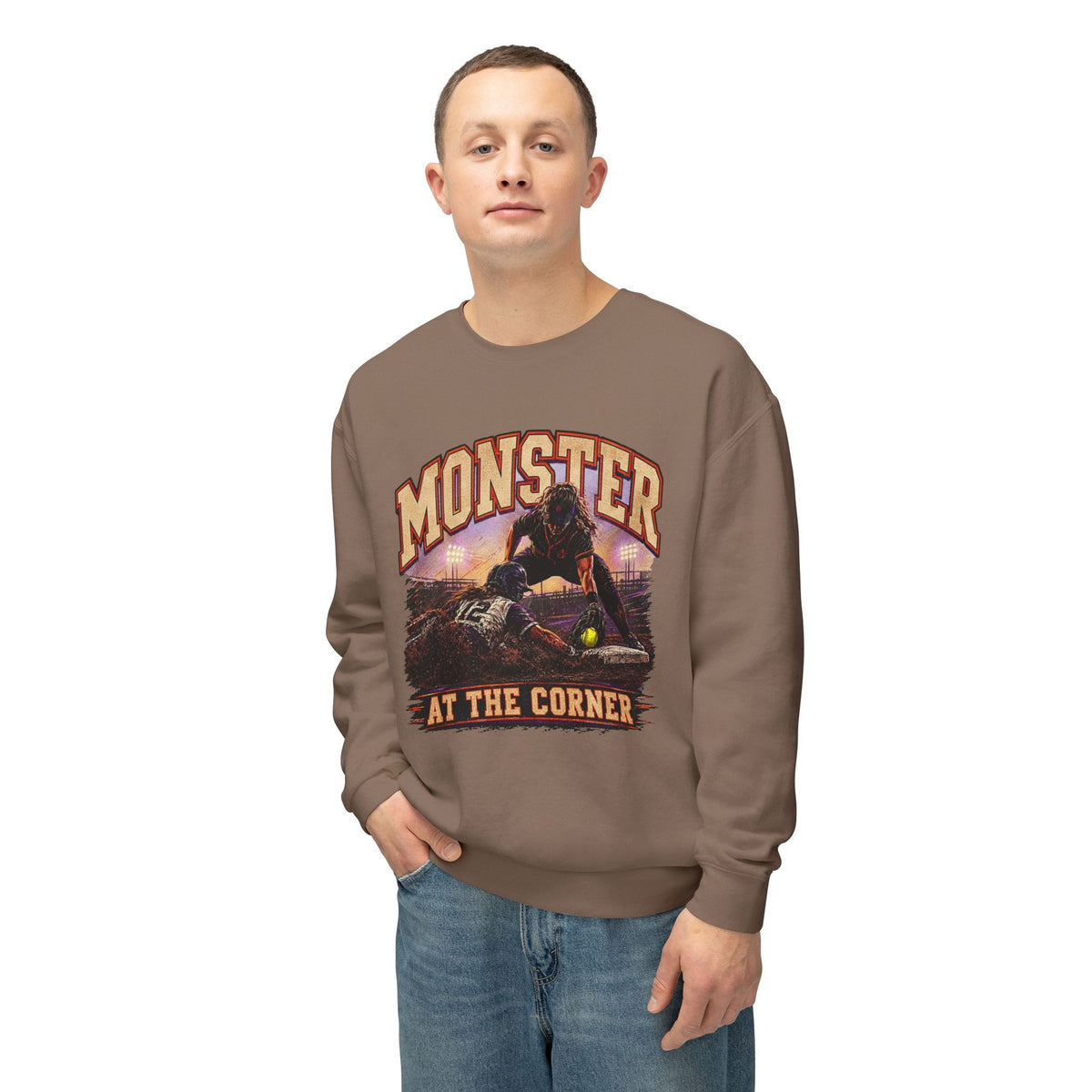 Monster at the Corner Lightweight Crewneck