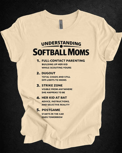 Understanding Softball - Funny Mom Tee