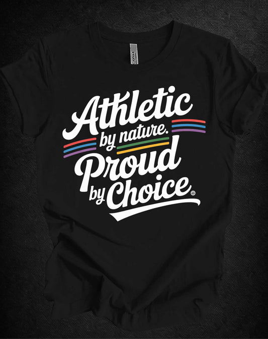 Athletic Unisex Tee - Proud by Choice Sports Shirt