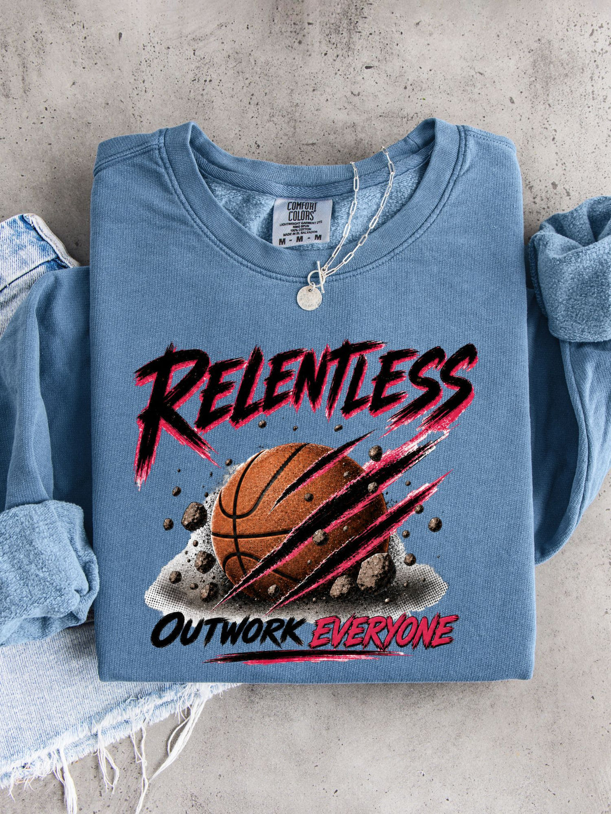 Relentless Basketball Lightweight Crewneck