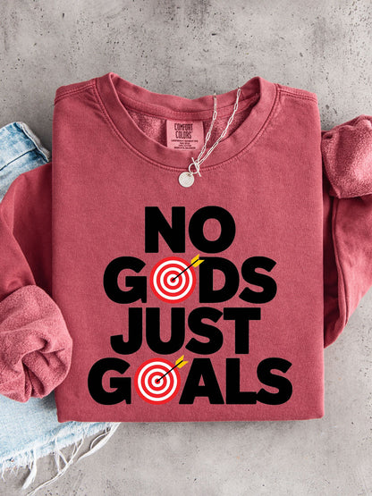 No Gods Just Goals Lightweight Sweatshirt