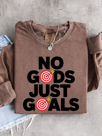 No Gods Just Goals Lightweight Sweatshirt