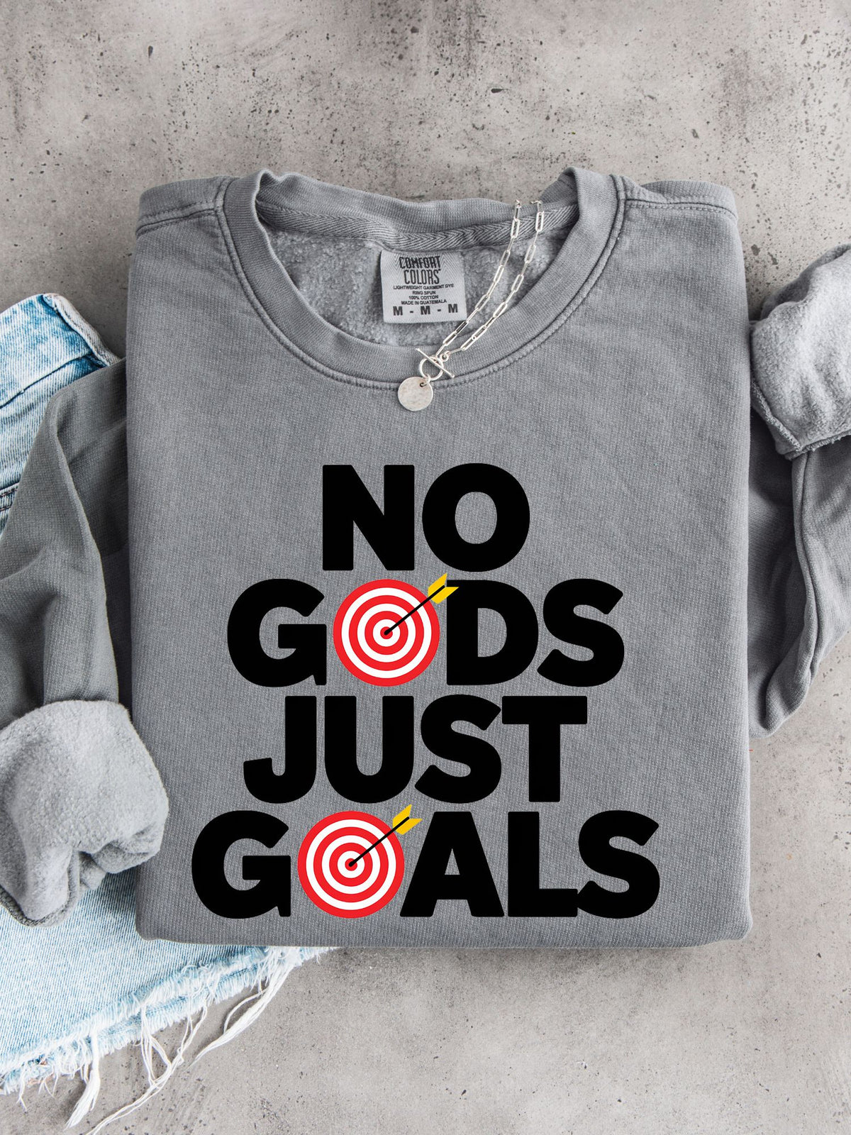 No Gods Just Goals Lightweight Sweatshirt