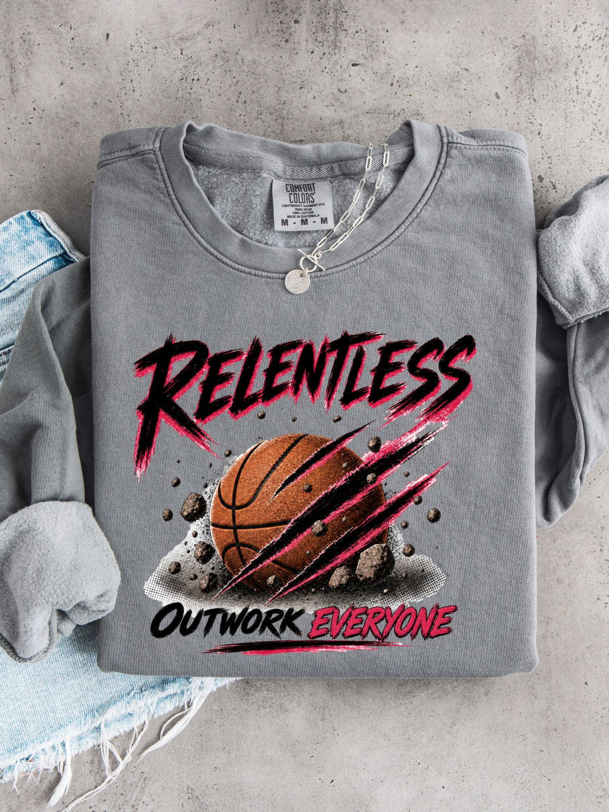 Relentless Basketball Lightweight Crewneck