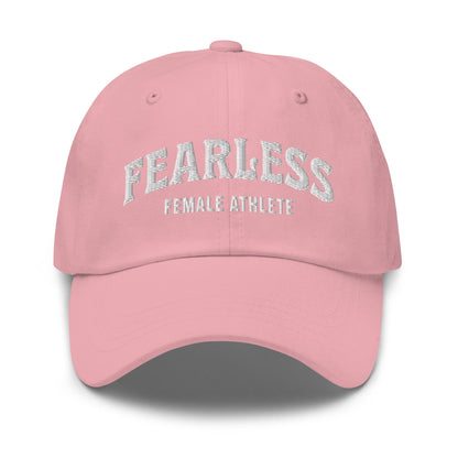 Hat "Fearless Female Athlete" Cotton Embroidered Cap