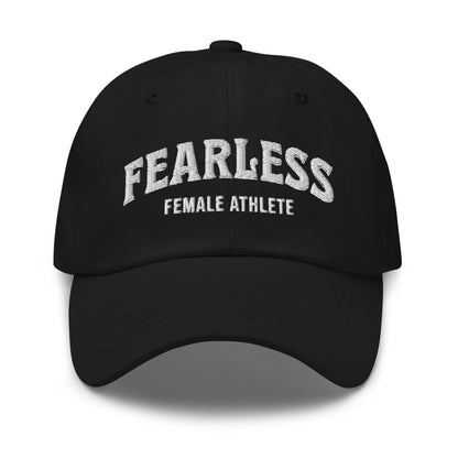 Hat "Fearless Female Athlete" Cotton Embroidered Cap