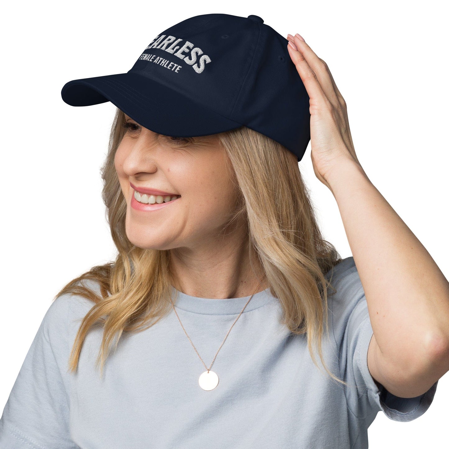 Hat "Fearless Female Athlete" Cotton Embroidered Cap