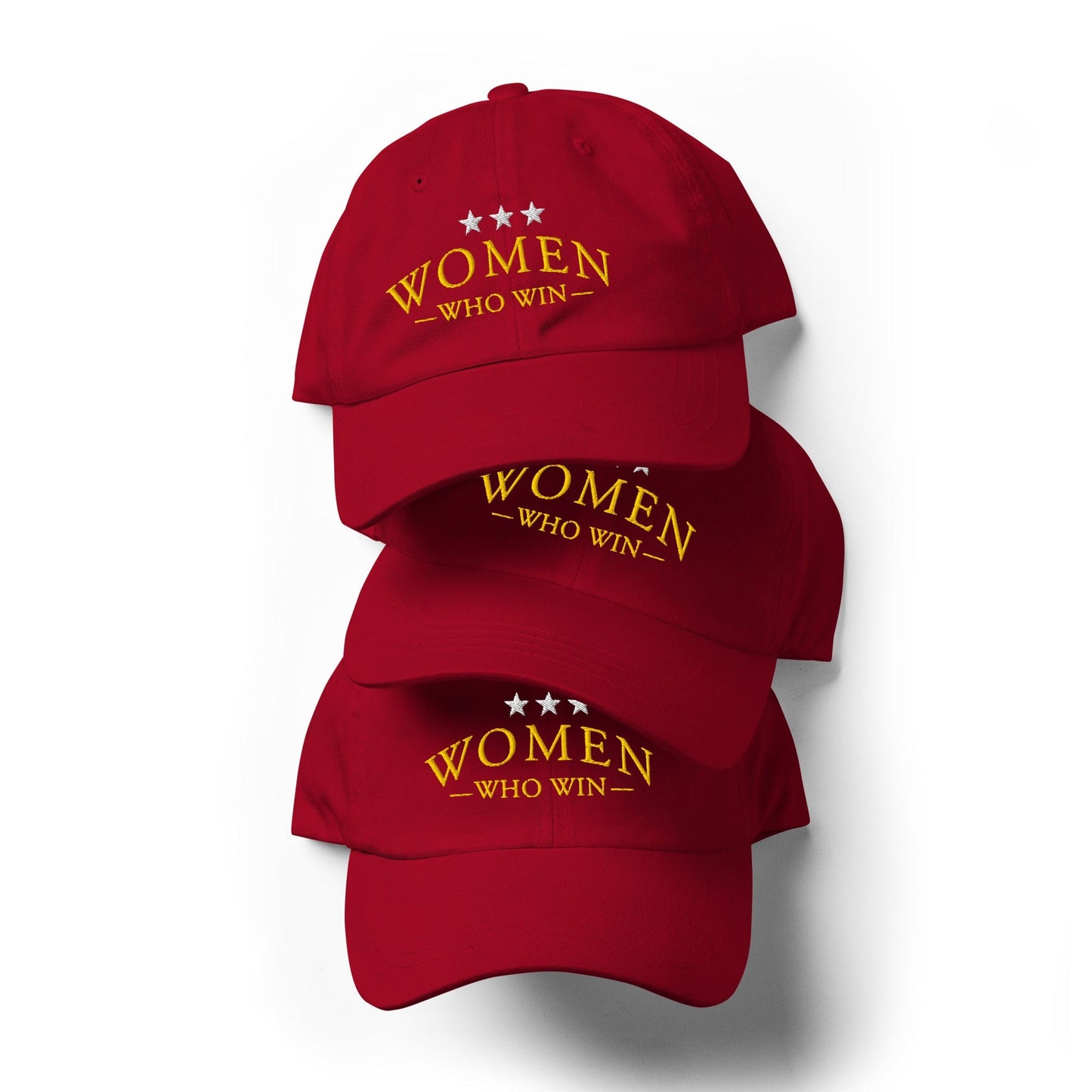 Hat "Women Who Win" Cotton Embroidered Hat
