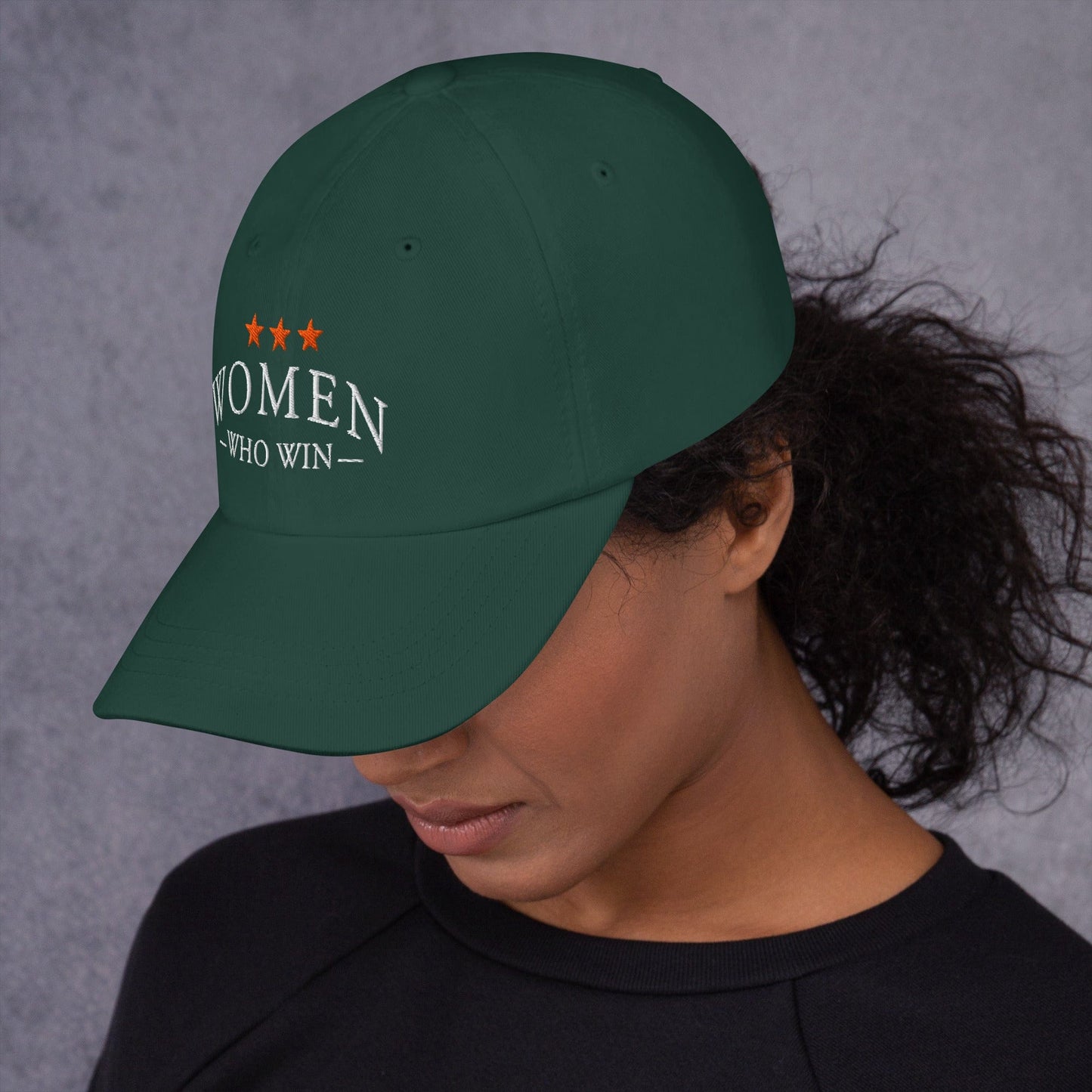 Hat "Women Who Win" Cotton Embroidered Hat