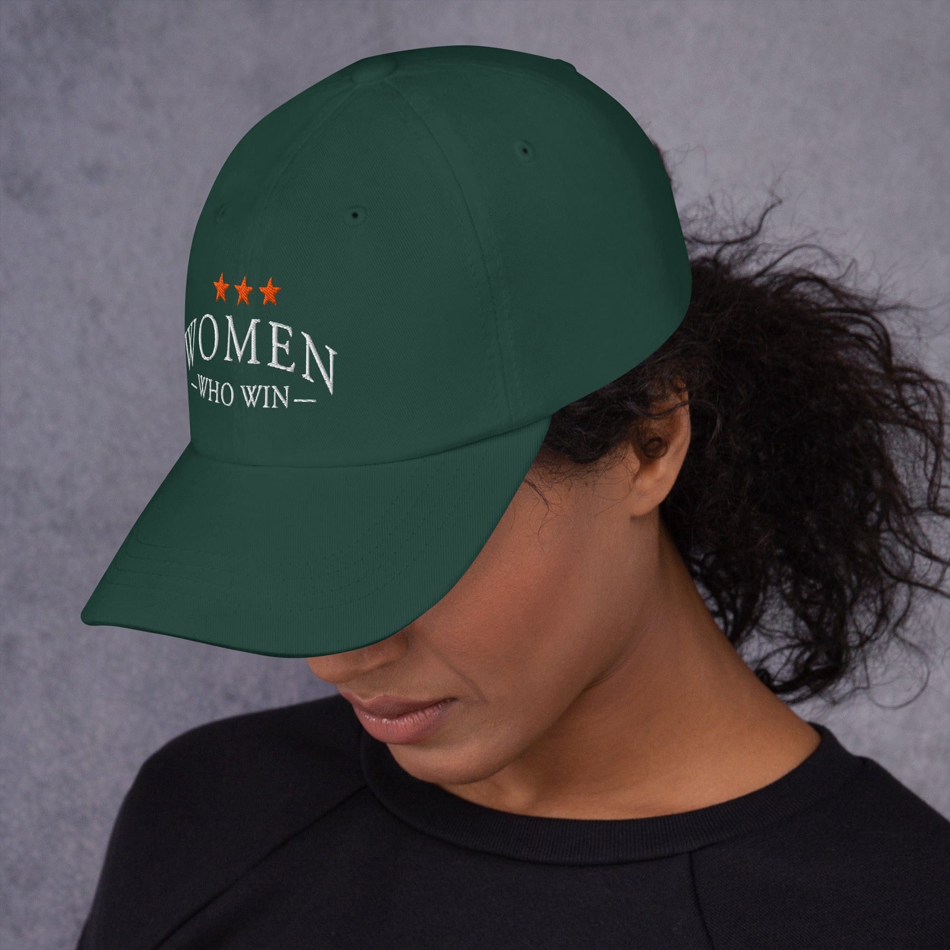 Hat "Women Who Win" Cotton Embroidered Hat