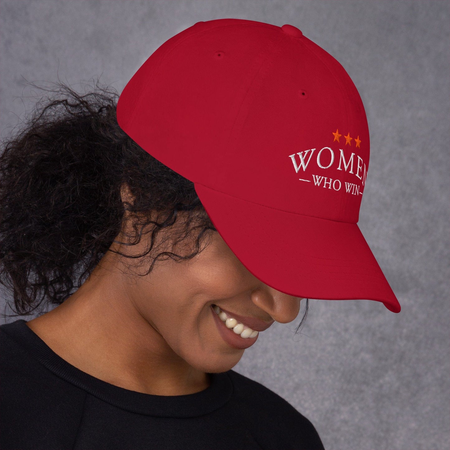 Hat "Women Who Win" Cotton Embroidered Hat