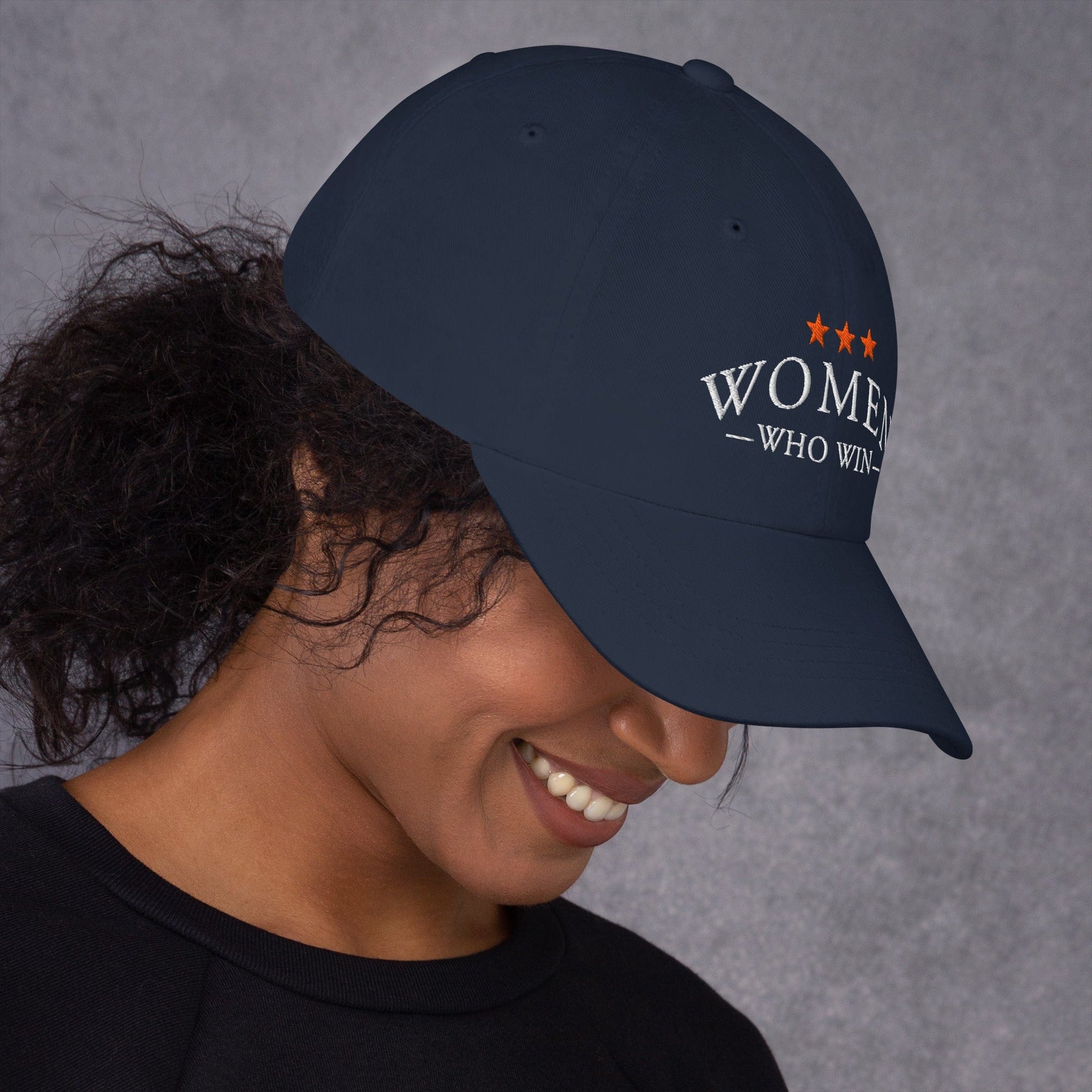 Hat "Women Who Win" Cotton Embroidered Hat