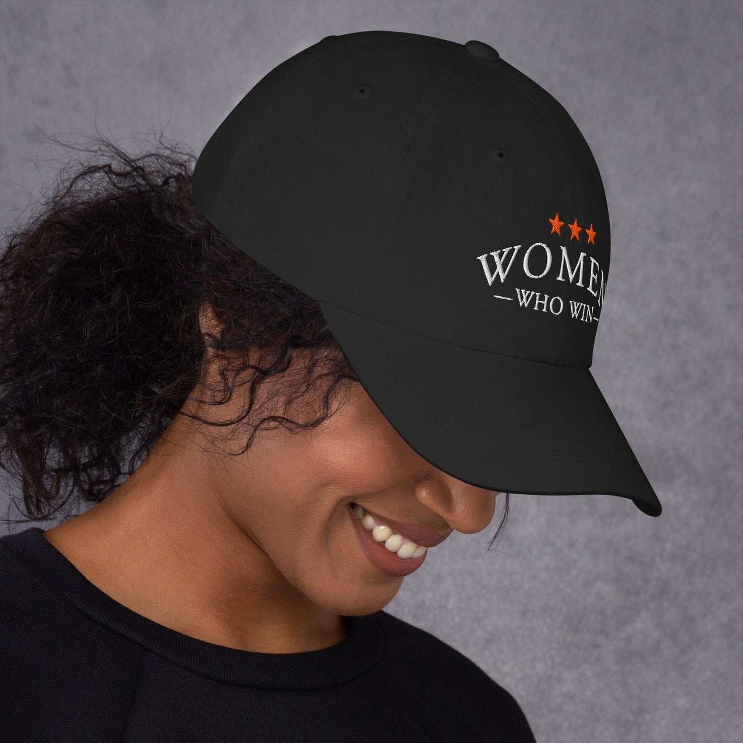 Hat "Women Who Win" Cotton Embroidered Hat