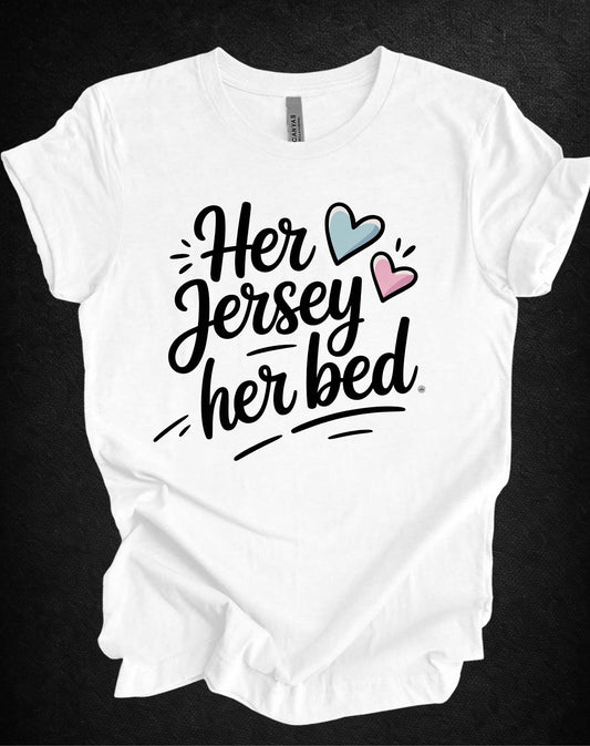 Her Jersey, Her Bed Sapphic Tee
