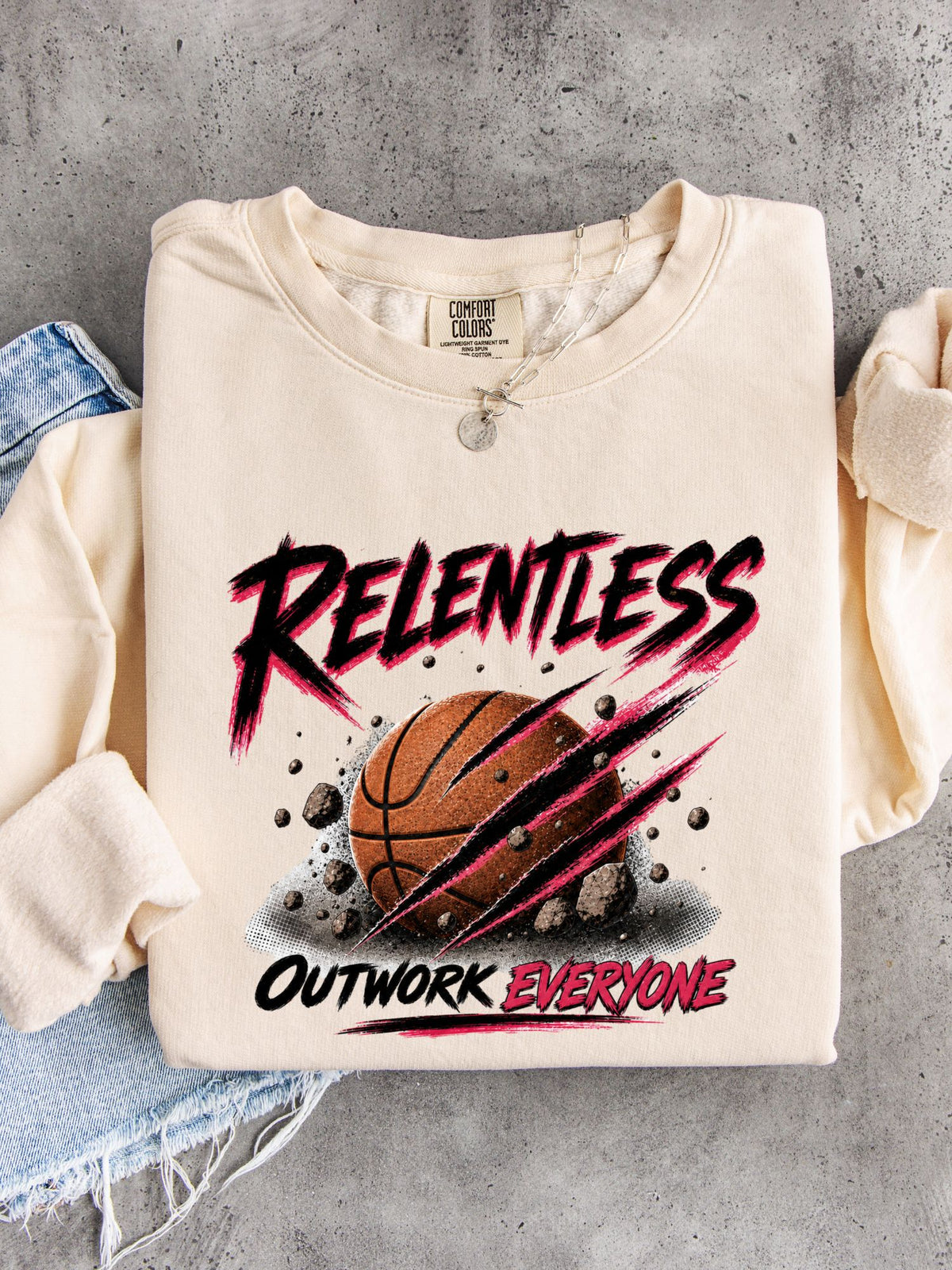 Relentless Basketball Lightweight Crewneck
