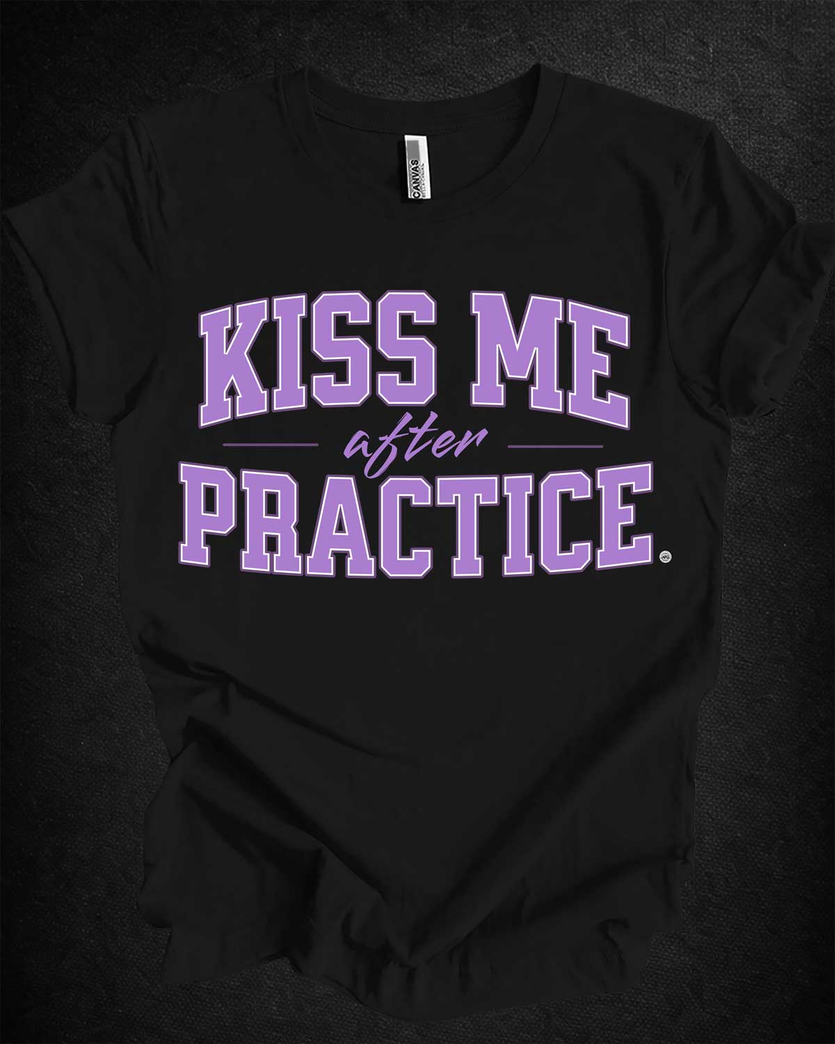 Kiss Me After Practice – Boxy Tee – Lilac