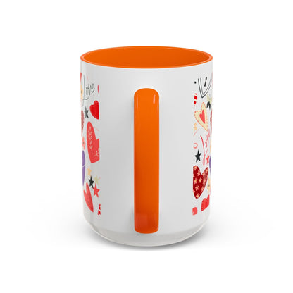 Mug Love Accent Coffee Mug (11oz.) and (15oz.)