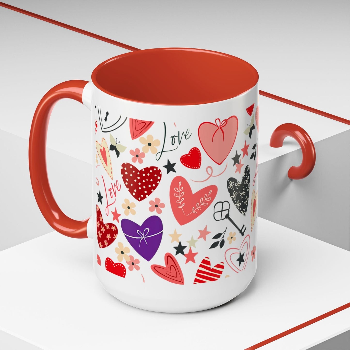 Mug Love Accent Coffee Mug (11oz.) and (15oz.)