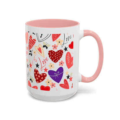 Mug Love Accent Coffee Mug (11oz.) and (15oz.)