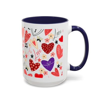 Mug Love Accent Coffee Mug (11oz.) and (15oz.)