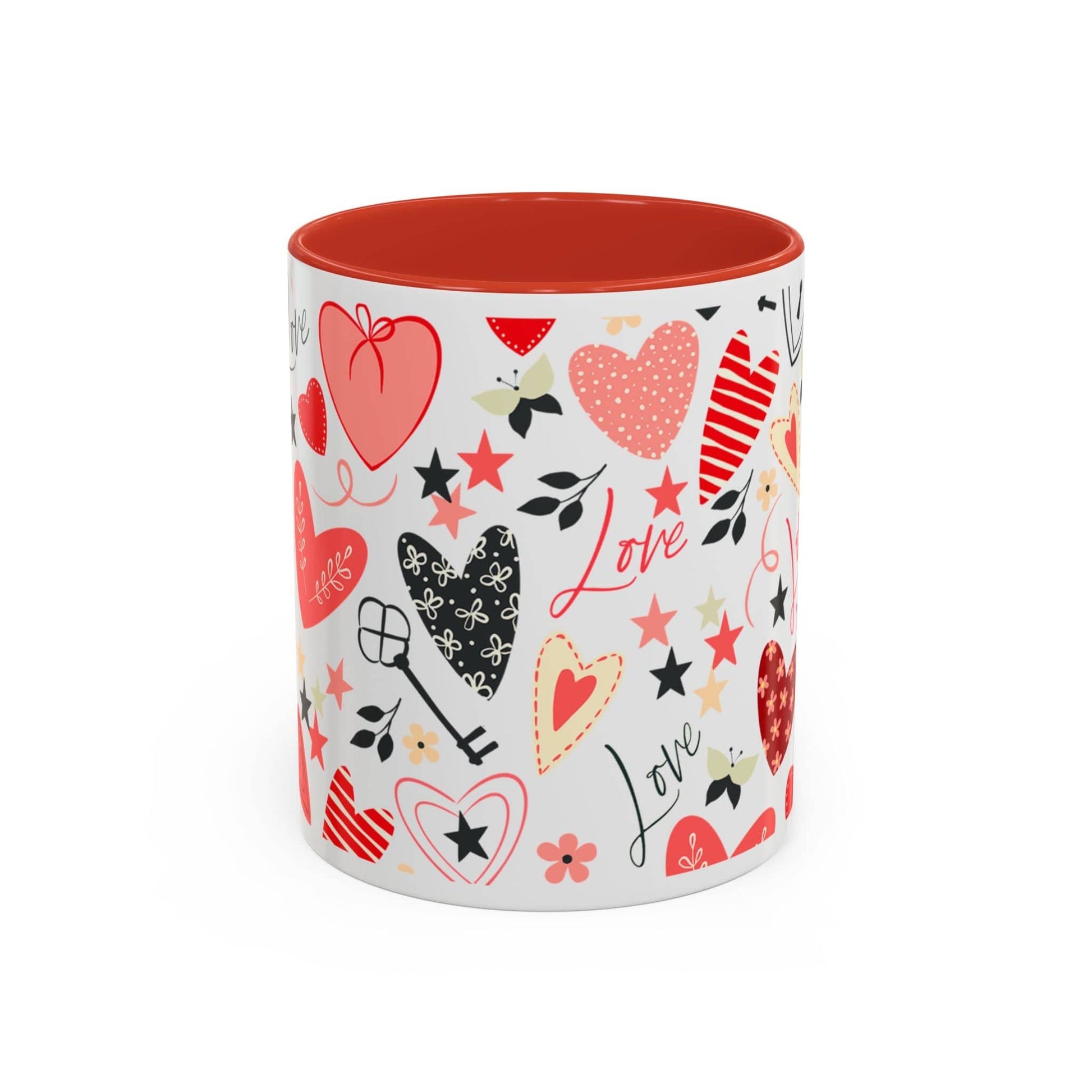 Mug Love Accent Coffee Mug (11oz.) and (15oz.) 11oz / Red