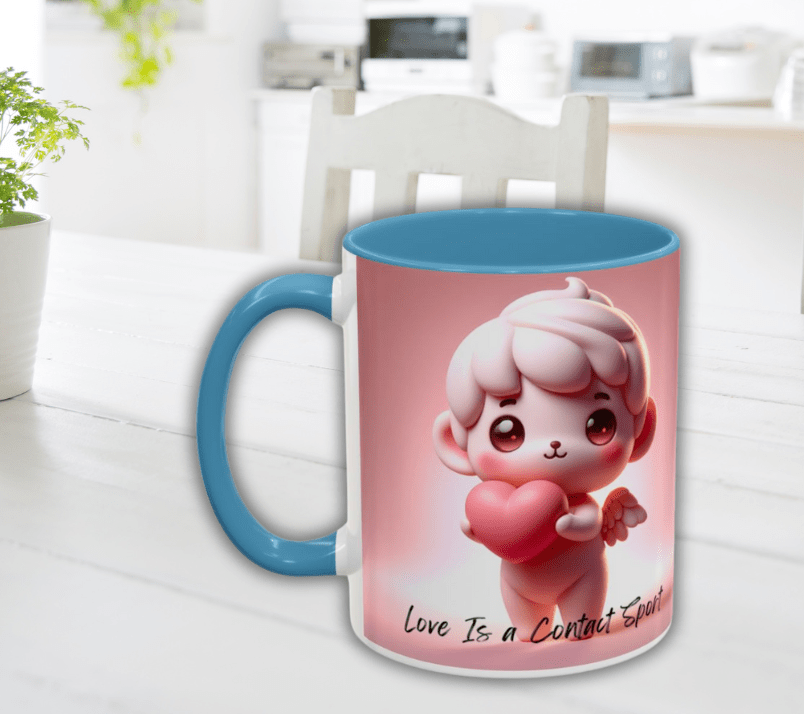 Mug Love Is a Contact Sport Mug