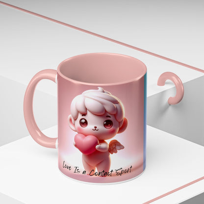 Mug Love Is a Contact Sport Mug