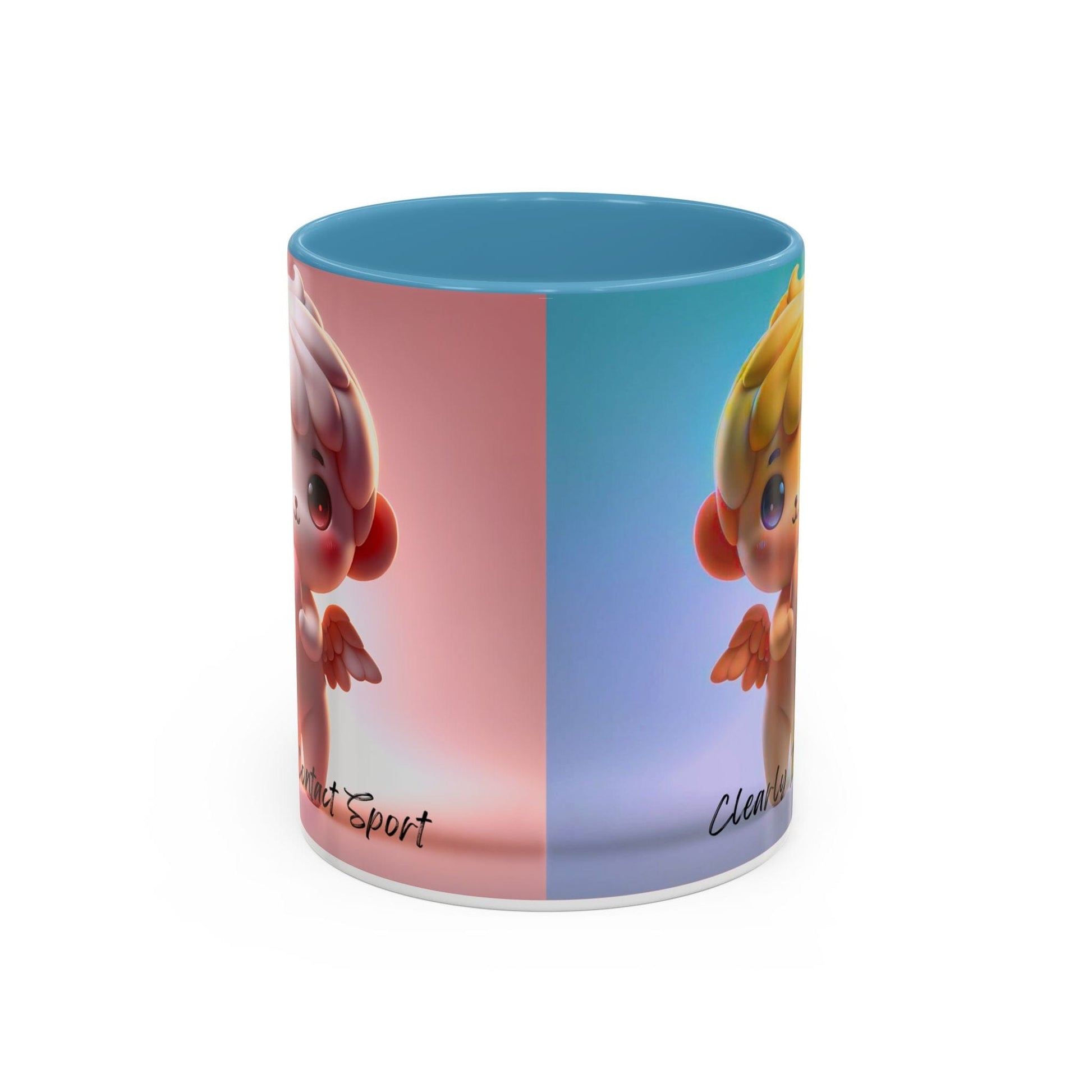 Mug Love Is a Contact Sport Mug 11oz / Light Blue