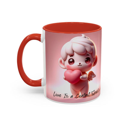 Mug Love Is a Contact Sport Mug 11oz / Red