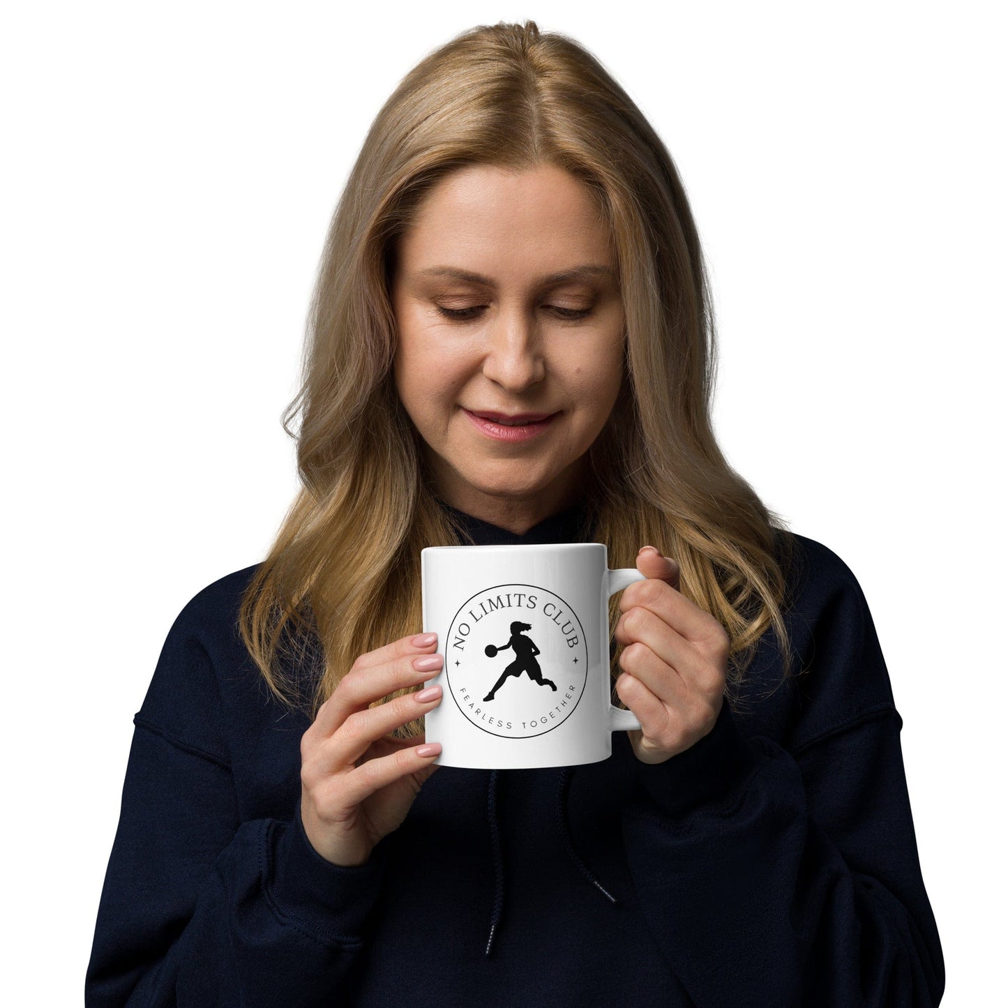 Mug No Limits Club - Athletic Graphic Basketball - White glossy mug 20 oz.