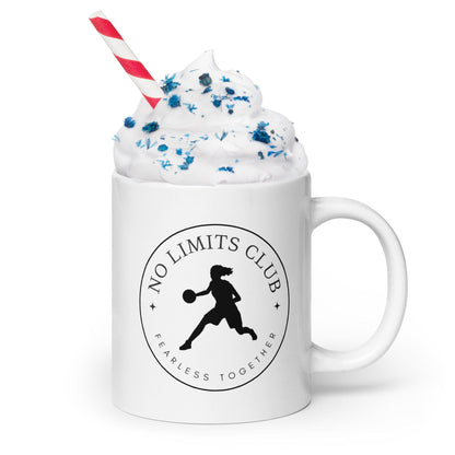 Mug No Limits Club - Athletic Graphic Basketball - White glossy mug 20 oz.
