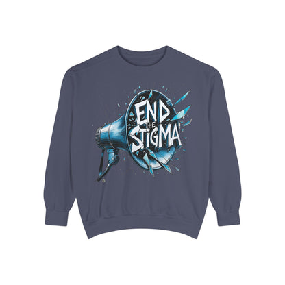 Sweatshirt End the Stigma Sweatshirt - Unisex Denim / S