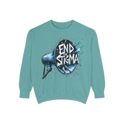 Sweatshirt End the Stigma Sweatshirt - Unisex Seafoam / S