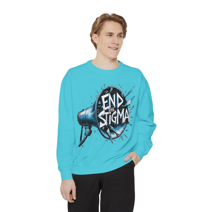 Sweatshirt End the Stigma Sweatshirt - Unisex Lagoon Blue / 3XL