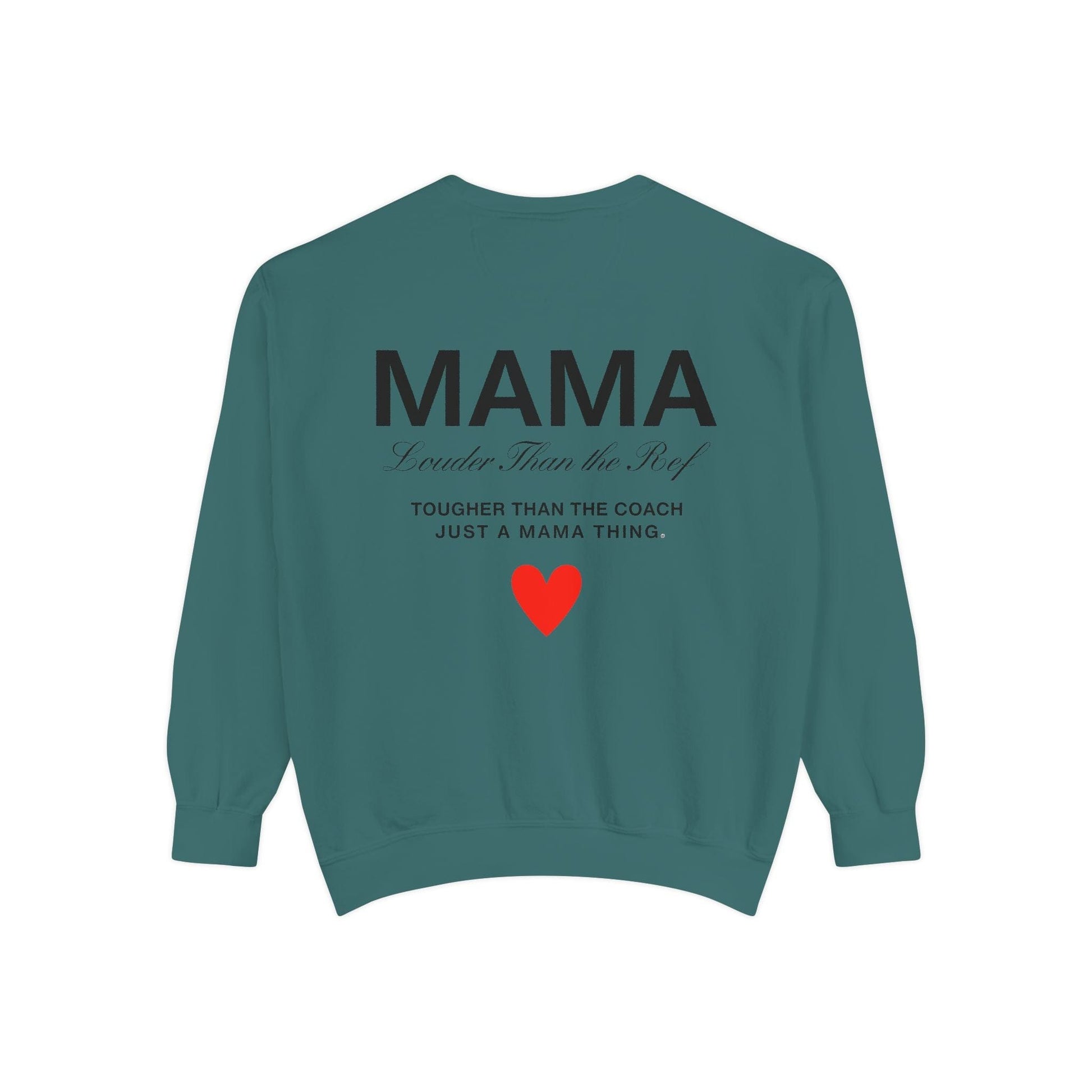 Sweatshirt Garment-Dyed Sweatshirt with 'Play With Heart' Design